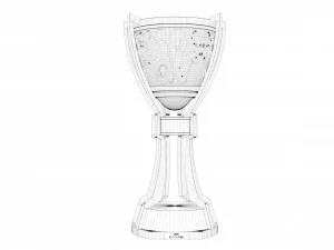 Nascar Monster Energy Trophy 3D Model
