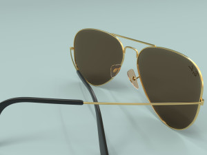 Ray Ban Aviator Classic Sunglasses 3D 모델