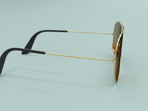 Ray Ban Aviator Classic Sunglasses 3D 모델