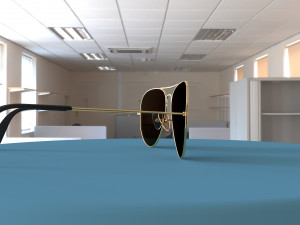 Ray Ban Aviator Classic Sunglasses 3D 모델