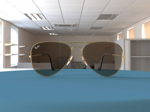 Ray Ban Aviator Classic Sunglasses 3D 모델