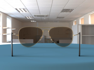 Ray Ban Aviator Classic Sunglasses 3D 모델