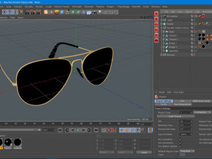 Ray Ban Aviator Classic Sunglasses 3D 모델