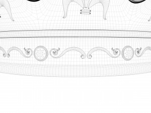 Gold Crown 3D Model