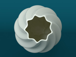 Vase Twist 3D 模型