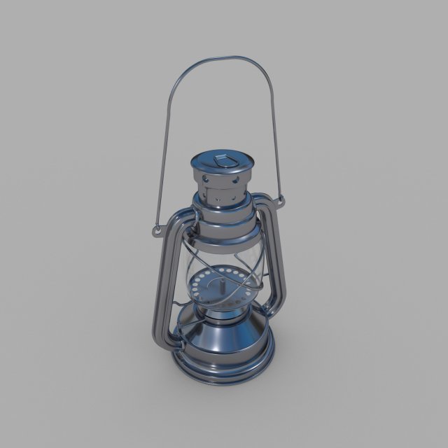 Oil Lamp Old Modelo 3D .c4d .max .obj .3ds .fbx .stl .blend 