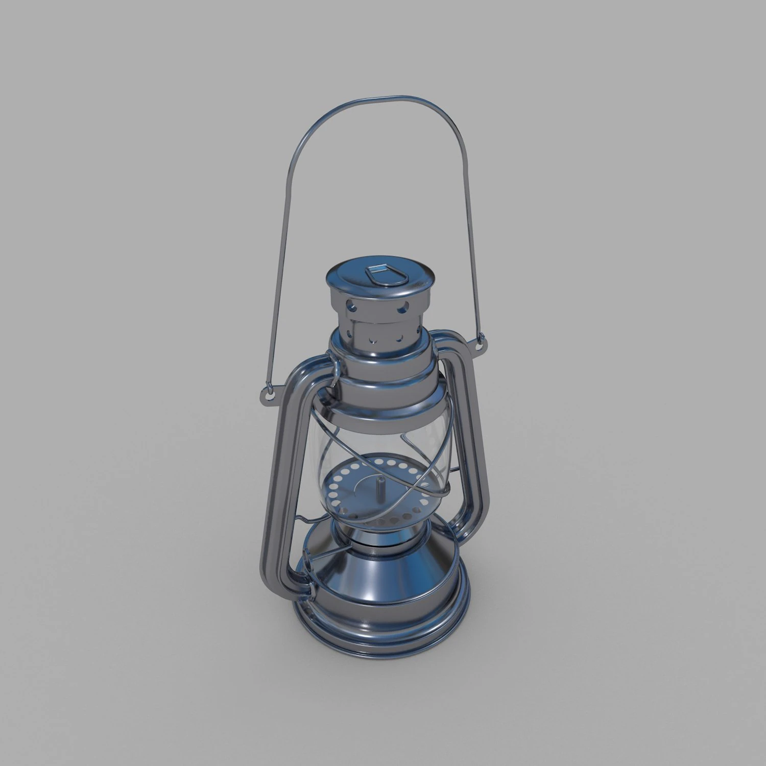 Oil Lamp Old 3D Model .c4d .max .obj .3ds .fbx .stl .blend 