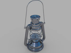 L&acirc;mpada a &oacute;leo antiga Modelo 3D