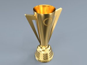 Gold Cup Concacaf Trophy 3D Модель