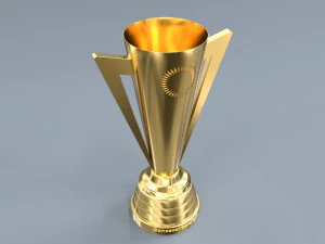 Gold Cup Concacaf Trophy 3D Model