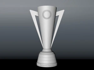 Gold Cup Concacaf Trophy 3D Model