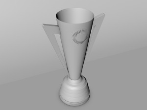 Gold Cup Concacaf Trophy 3D Модель