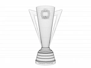 Gold Cup Concacaf Trophy 3D Model