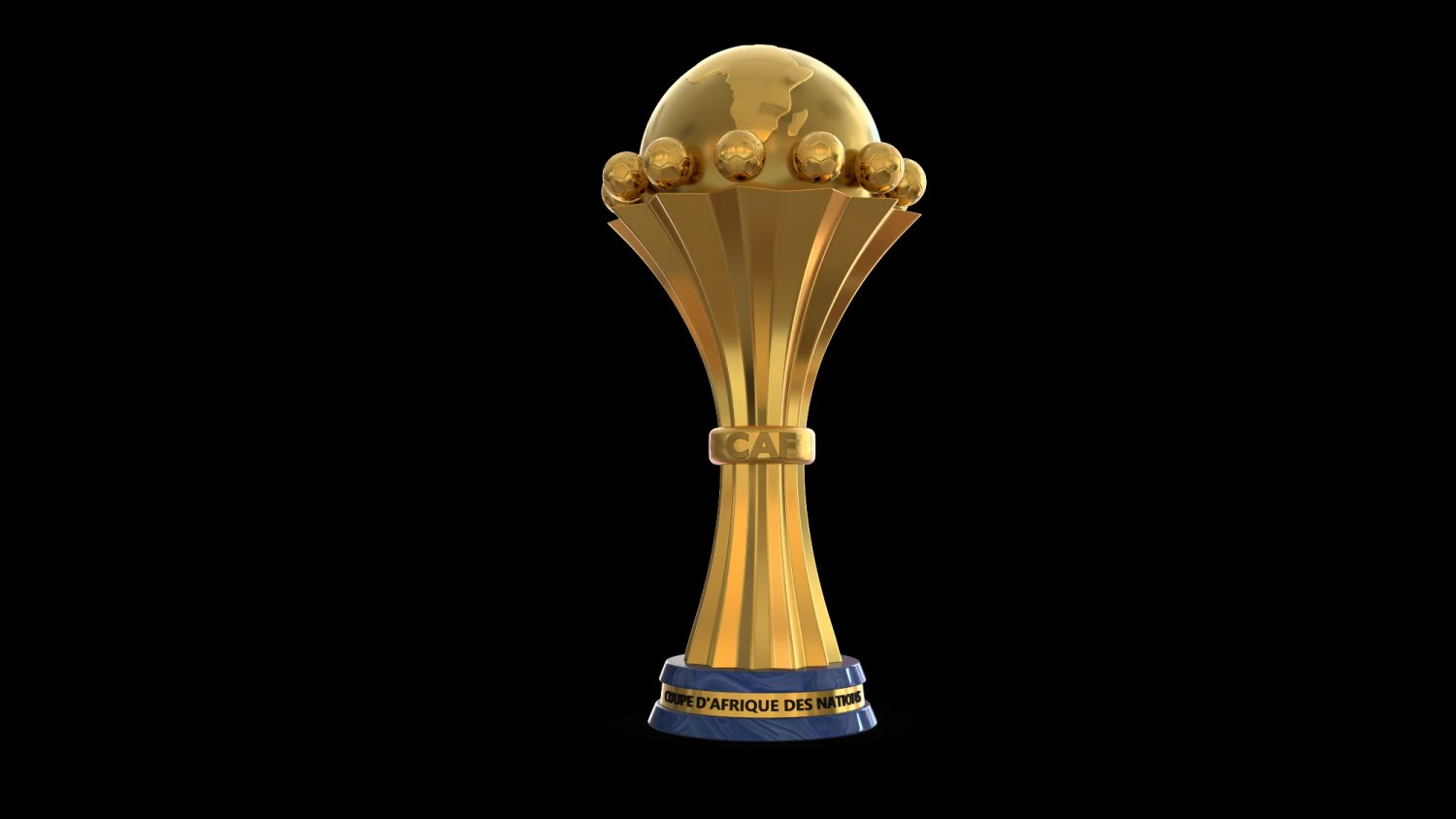 Africa Cup Of Nations Trophy 3D Model .c4d .max .obj .3ds .fbx .stl .blend 