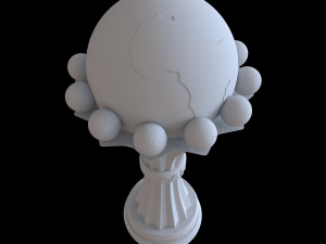 Africa Cup Of Nations Trophy Modèle 3D