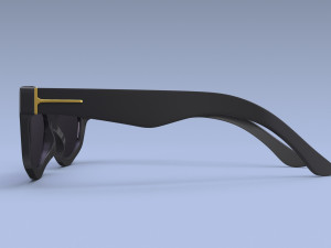 Dezi Square sunglasses women 3D Модель