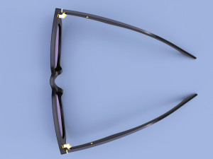 Dezi Square sunglasses women 3D Модель
