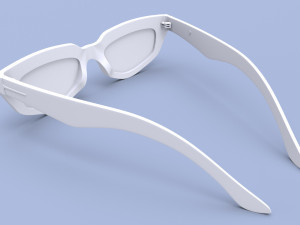 Dezi Square sunglasses women 3D Модель
