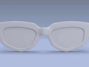 Dezi Square sunglasses women 3D Модель