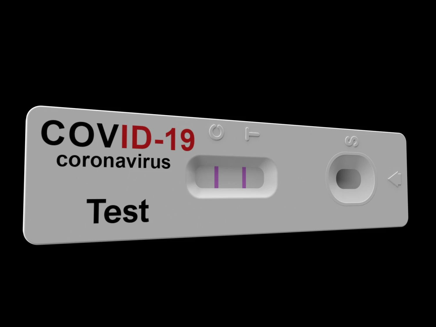 Antigen Test Covid-19 3D Model .c4d .max .obj .3ds .fbx .stl .blend 