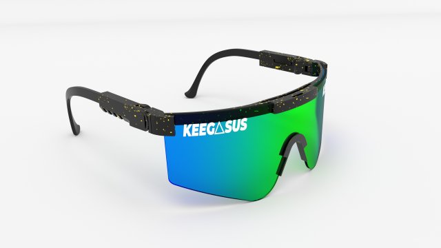 Pit Viper sport glasses 3D-Modell .c4d .max .obj .3ds .fbx .stl .blend 