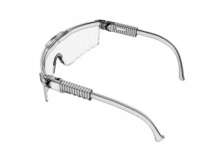 Pit Viper sport glasses 3D Model
