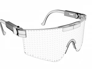 Pit Viper sport glasses 3D Model