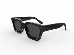 Kare &Ccedil;er&ccedil;eve G&uuml;neş G&ouml;zl&uuml;ğ&uuml; 3D Model