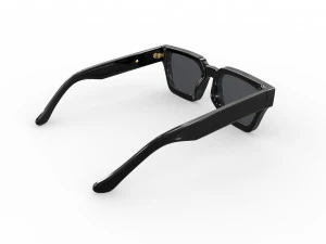 Kare &Ccedil;er&ccedil;eve G&uuml;neş G&ouml;zl&uuml;ğ&uuml; 3D Model