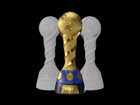 Confederations Cup Trophy Modelo 3D