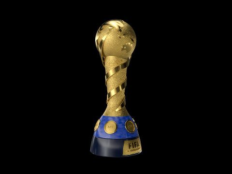 Confederations Cup Trophy 3D Model