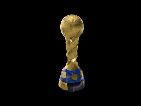 Confederations Cup Trophy 3D Model