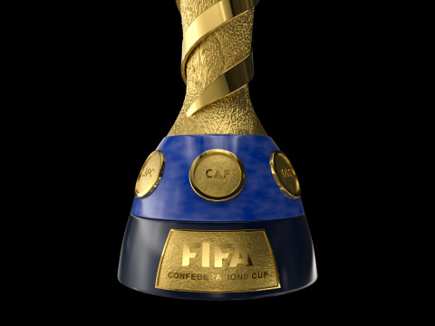Confederations Cup Trophy 3D Model