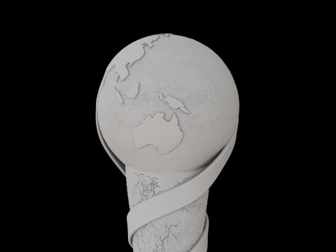 Confederations Cup Trophy 3D Model