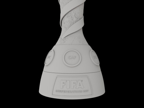 Confederations Cup Trophy 3D Model