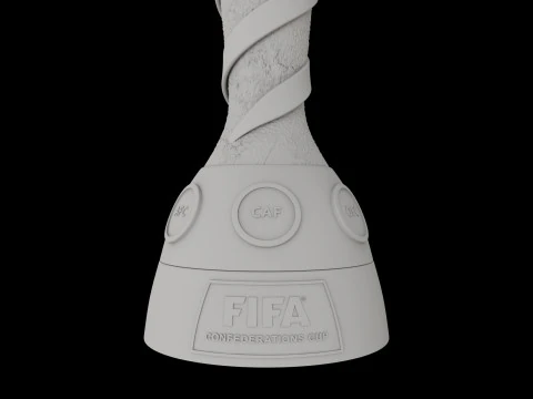 Confederations Cup Trophy 3D Model