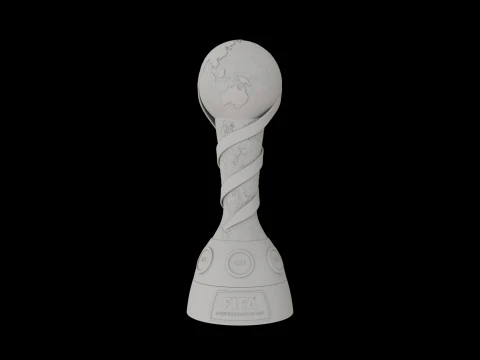 Confederations Cup Trophy 3D Model