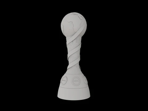 Confederations Cup Trophy 3D Model