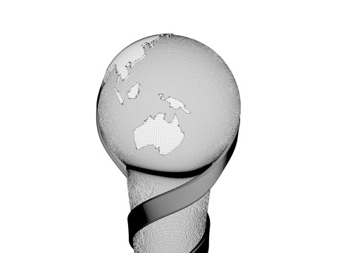 Confederations Cup Trophy 3D Model