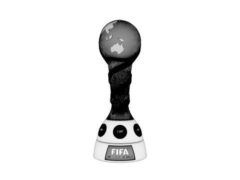 Confederations Cup Trophy 3D Model