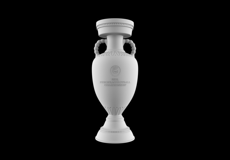 Euro 2024 Trophy Cup Modèle 3D .c4d .max .obj .3ds .fbx .stl .blend 