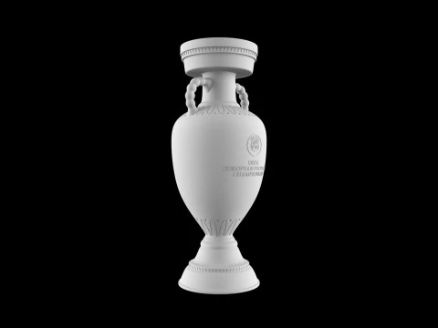 Euro 2024 Trophy Cup 3D Model