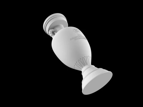 Euro 2024 Trophy Cup 3D Model