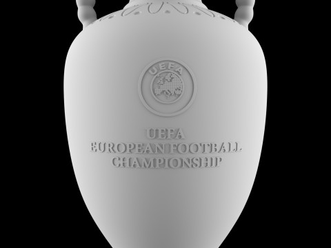 Euro 2024 Trophy Cup Modèle 3D