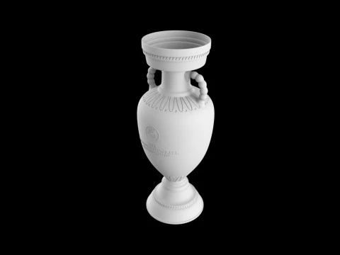 Euro 2024 Trophy Cup 3D Model
