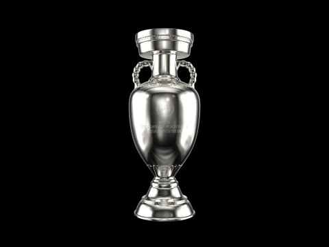 Euro 2024 Trophy Cup 3D Model