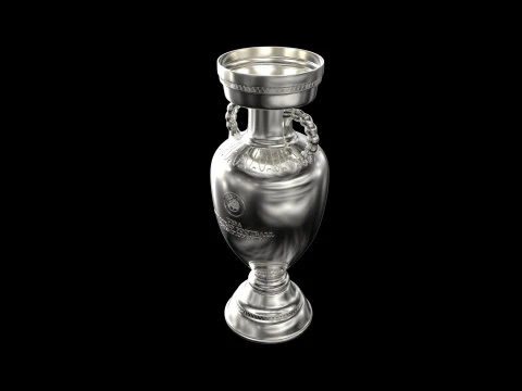Euro 2024 Trophy Cup 3D Model