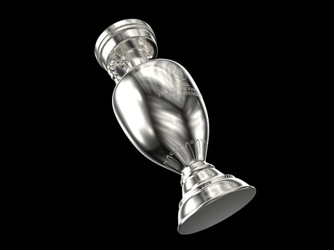 Euro 2024 Trophy Cup 3D Model