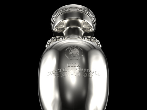 Euro 2024 Trophy Cup Modèle 3D