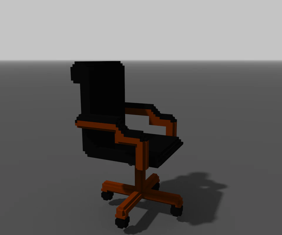 Office Chair 3D Model .c4d .max .obj .3ds .fbx .stl .blend
